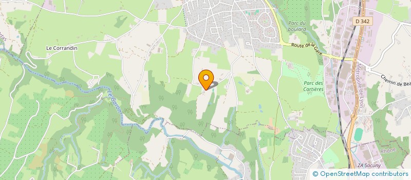 localisation de l'entreprise MADAME CHARLINE DARNAULT  CHAPONOST