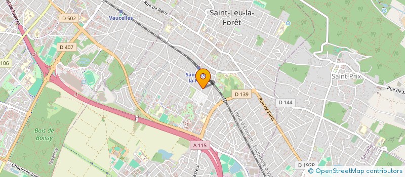 localisation de l'entreprise MADAME CHARLINE DAUPHIN  SAINT-LEU-LA-FORET