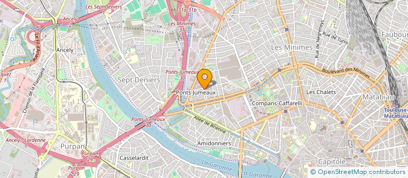 localisation de l'entreprise MADAME CHARLINE DAVID  TOULOUSE