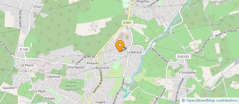 localisation de l'entreprise MADAME CHARLINE DAZINIERES  LEOGNAN