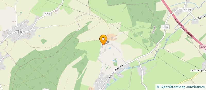 localisation de l'entreprise MADAME CHARLINE DELILLE  FAGNON