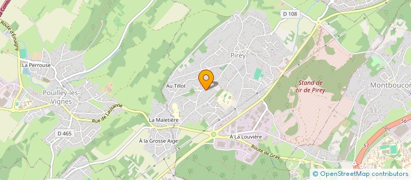 localisation de l'entreprise MADAME CHARLINE DUCAIRE  PIREY