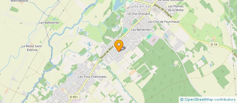 localisation de l'entreprise MADAME CHARLINE DUCHENE à LAILLY-EN-VAL