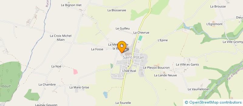 localisation de l'entreprise MADAME CHARLINE EMROT  SAINT-POTAN