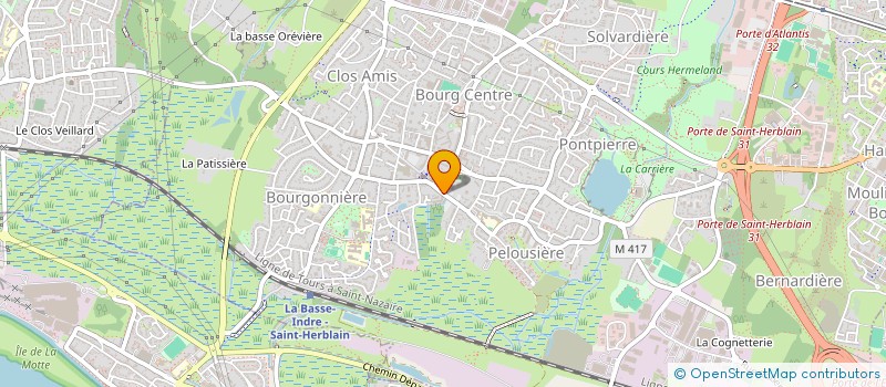 localisation de l'entreprise MADAME CHARLINE FABLET  SAINT-HERBLAIN