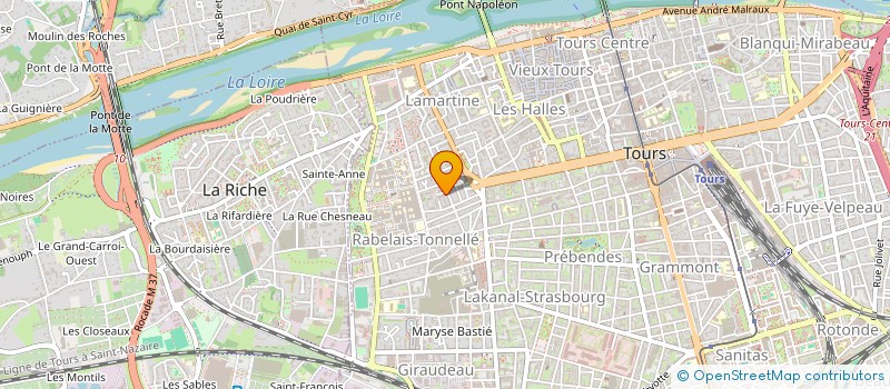 localisation de l'entreprise MADAME CHARLINE FAUCHEUX  TOURS