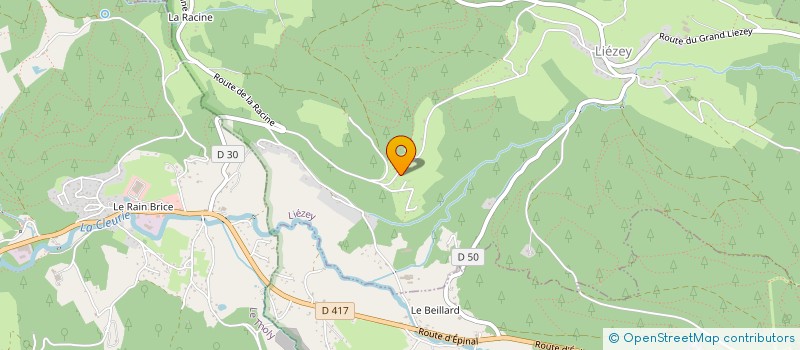 localisation de l'entreprise MADAME CHARLINE FEBVET  LIEZEY