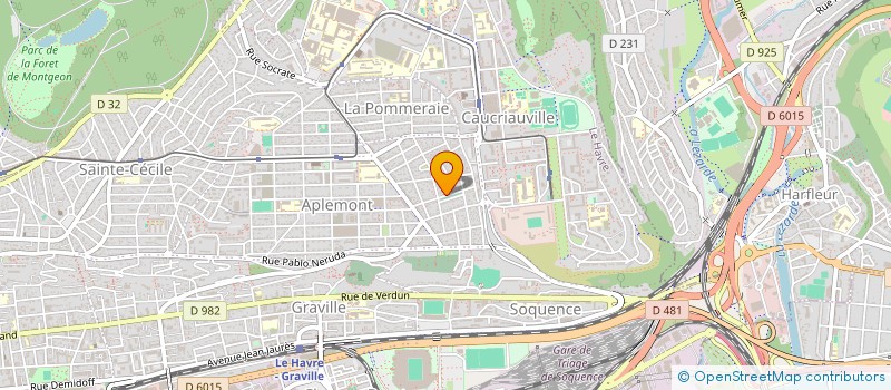 localisation de l'entreprise MADAME CHARLINE FERRO à LE HAVRE