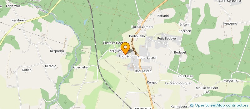 localisation de l'entreprise MADAME CHARLINE FORET  CAMORS