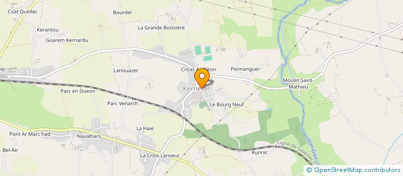 localisation de l'entreprise MADAME CHARLINE FURIC  SAINT-YVI