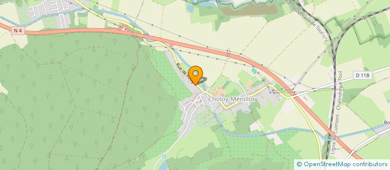 localisation de l'entreprise MADAME CHARLINE GERMANN  CHOLOY-MENILLOT