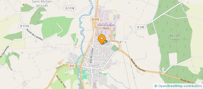 localisation de l'entreprise MADAME CHARLINE GILLES  LIVAROT-PAYS-D'AUGE