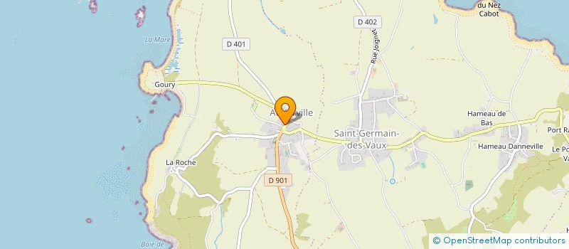 localisation de l'entreprise MADAME CHARLINE GUICHOT  LA HAGUE