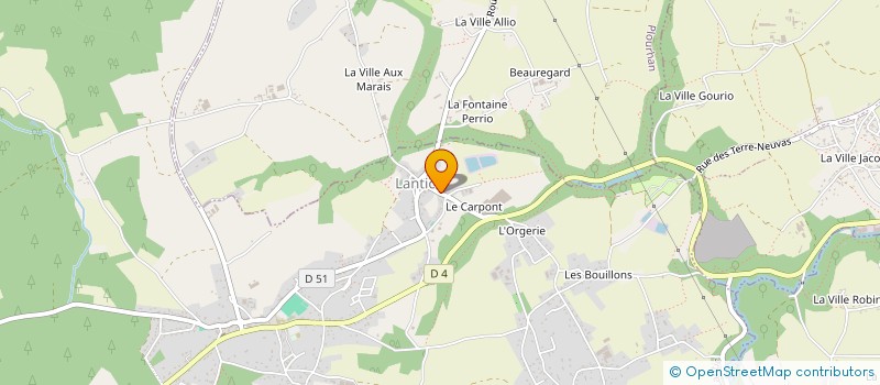 localisation de l'entreprise MADAME CHARLINE GUILBAULT  LANTIC