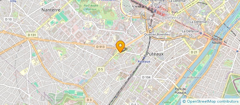 localisation de l'entreprise MADAME CHARLINE GUSTAVE  PUTEAUX