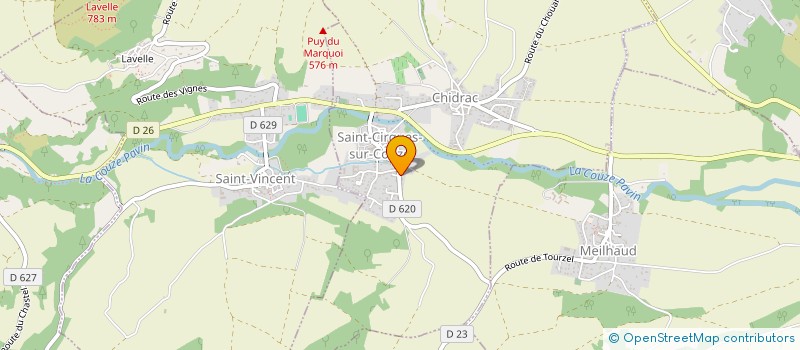 localisation de l'entreprise MADAME CHARLINE HAULT  AUZAT-LA-COMBELLE