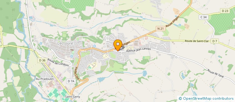 localisation de l'entreprise MADAME CHARLINE HERNANDEZ  LECTOURE