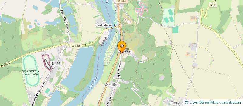 localisation de l'entreprise MADAME CHARLINE HOUILLIEZ  VEZILLON