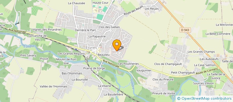 localisation de l'entreprise MADAME CHARLINE HOULIER  ESVRES