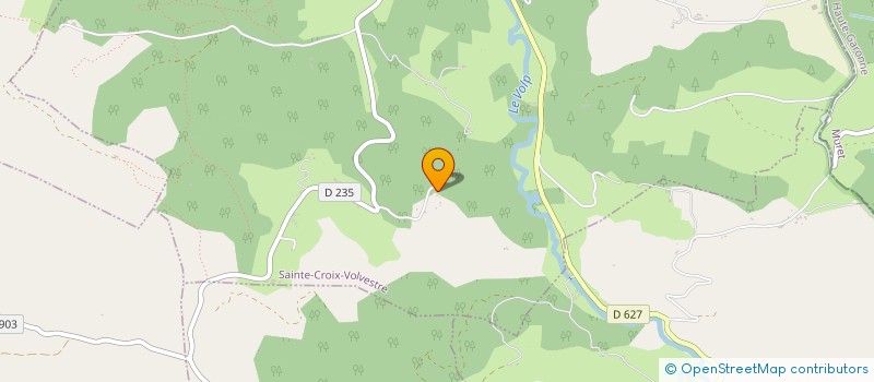 localisation de l'entreprise MADAME CHARLINE HUBERT à SAINTE-CROIX-VOLVESTRE