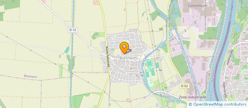 localisation de l'entreprise MADAME CHARLINE HUG  BIESHEIM