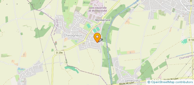 localisation de l'entreprise MADAME CHARLINE HYVERT  TIGNIEU-JAMEYZIEU