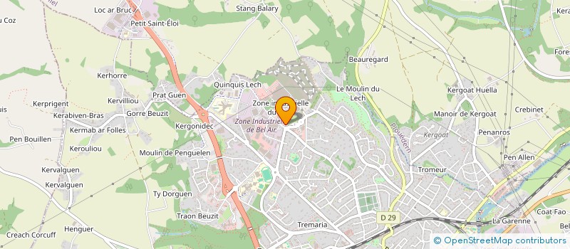 localisation de l'entreprise MADAME CHARLINE JAFFRES  LA ROCHE-MAURICE