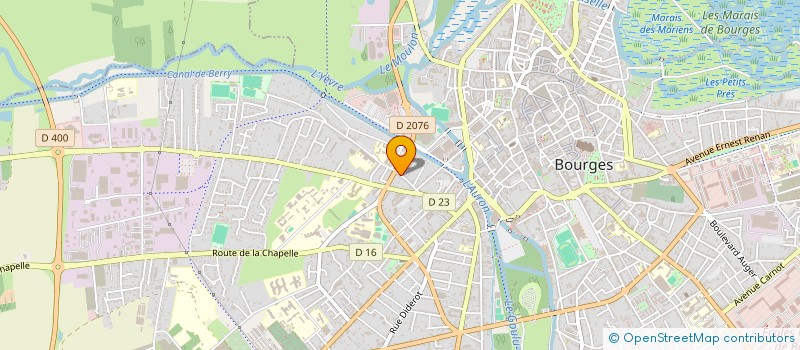 localisation de l'entreprise MADAME CHARLINE JOUBERT à BOURGES