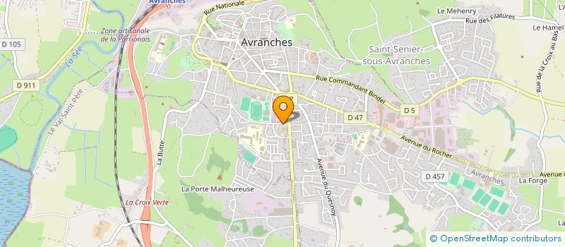 localisation de l'entreprise MADAME CHARLINE LE PREVOST  AVRANCHES