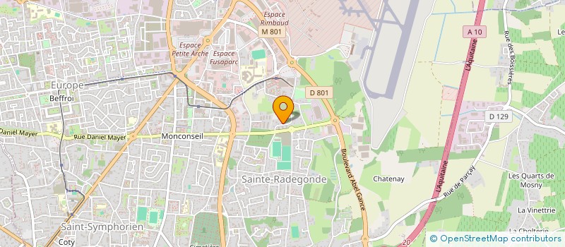 localisation de l'entreprise MADAME CHARLINE LEFAY  TOURS