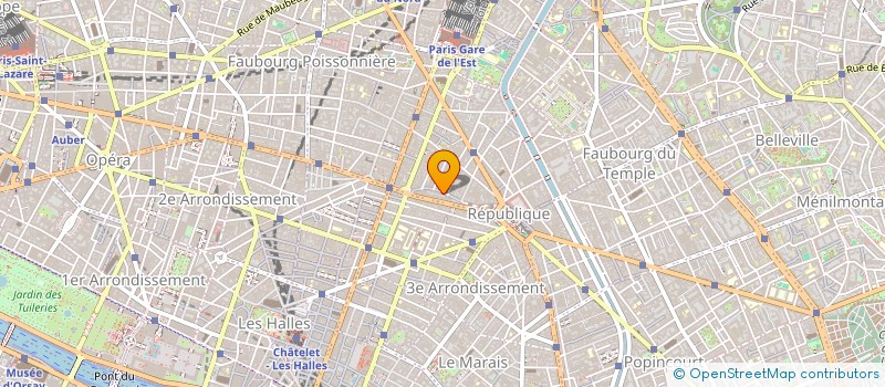 localisation de l'entreprise MADAME CHARLINE LEFRANCOIS  PARIS