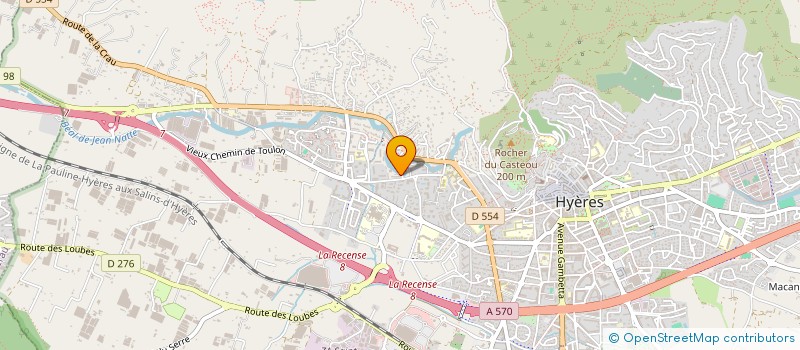 localisation de l'entreprise MADAME CHARLINE LEMMELET à HYERES