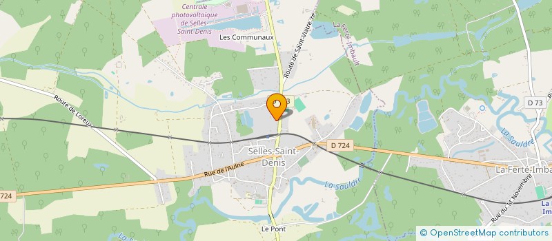 localisation de l'entreprise MADAME CHARLINE LEROY  SELLES-SAINT-DENIS