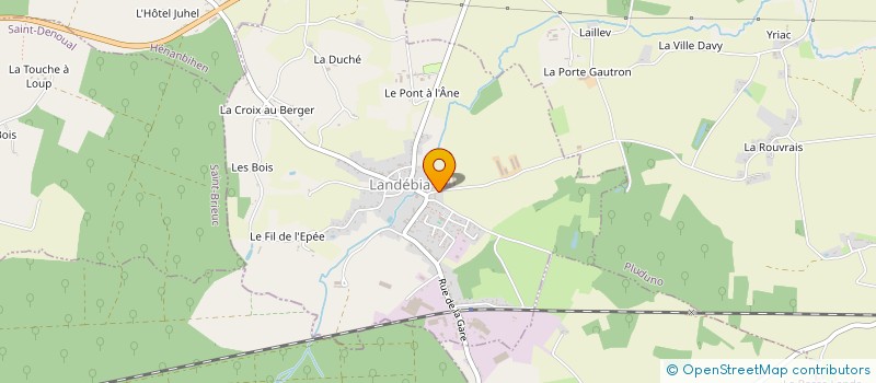 localisation de l'entreprise MADAME CHARLINE LINOIR  LANDEBIA