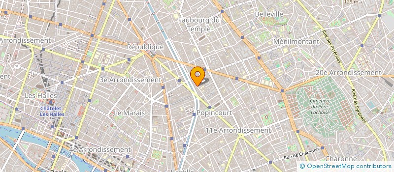 localisation de l'entreprise MADAME CHARLINE MAILLET  PARIS