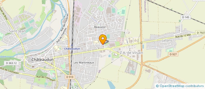 localisation de l'entreprise MADAME CHARLINE MAROILLEY à CHATEAUDUN