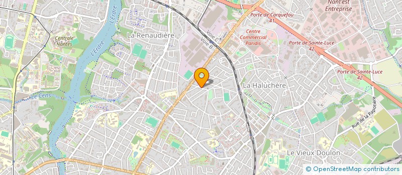 localisation de l'entreprise MADAME CHARLINE MARTINEZ  GRANVILLE