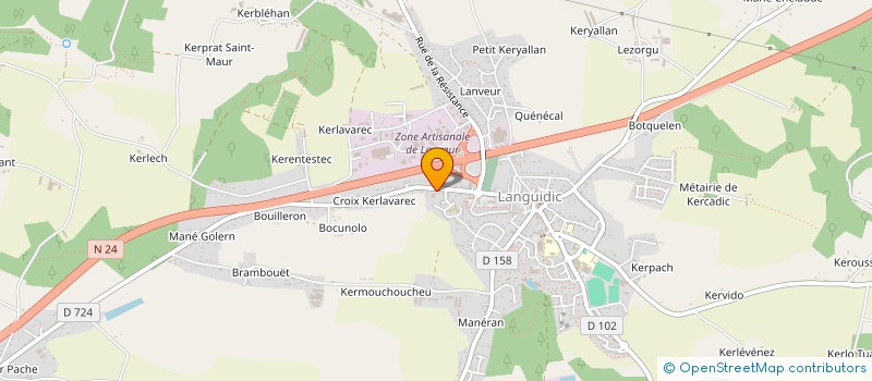 localisation de l'entreprise MADAME CHARLINE MASSE  LANESTER