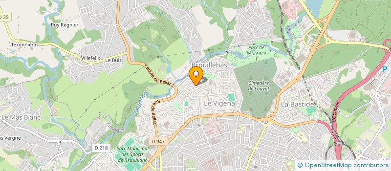 localisation de l'entreprise MADAME CHARLINE MASSON à LIMOGES