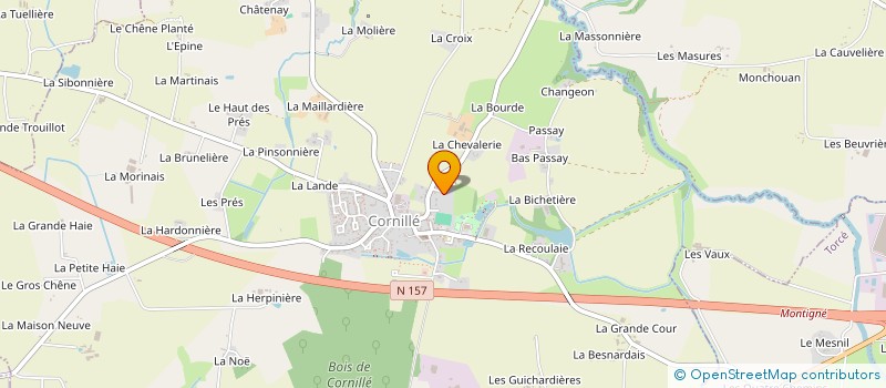 localisation de l'entreprise MADAME CHARLINE MESSE  CORNILLE