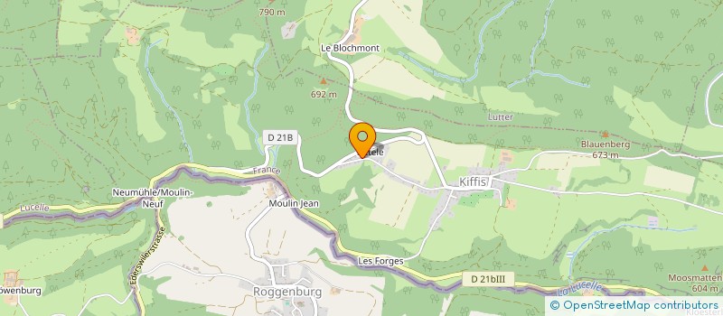 localisation de l'entreprise MADAME CHARLINE MESSMER  KIFFIS