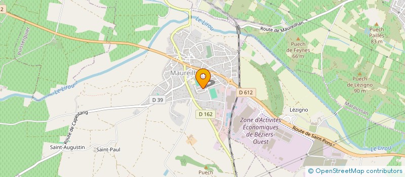 localisation de l'entreprise MADAME CHARLINE MISSLAND  MAUREILHAN