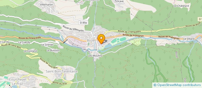 localisation de l'entreprise MADAME CHARLINE MONTFALCON  BOZEL