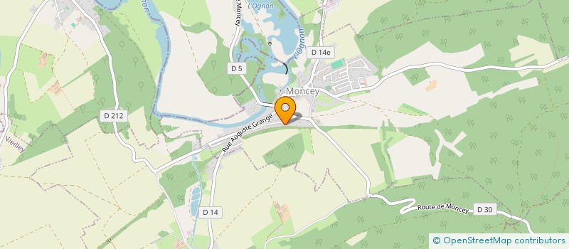 localisation de l'entreprise MADAME CHARLINE MOREL--PHEULPIN  MONCEY