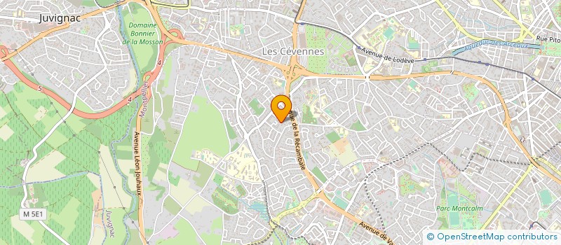 localisation de l'entreprise MADAME CHARLINE NOITAKY à MONTPELLIER