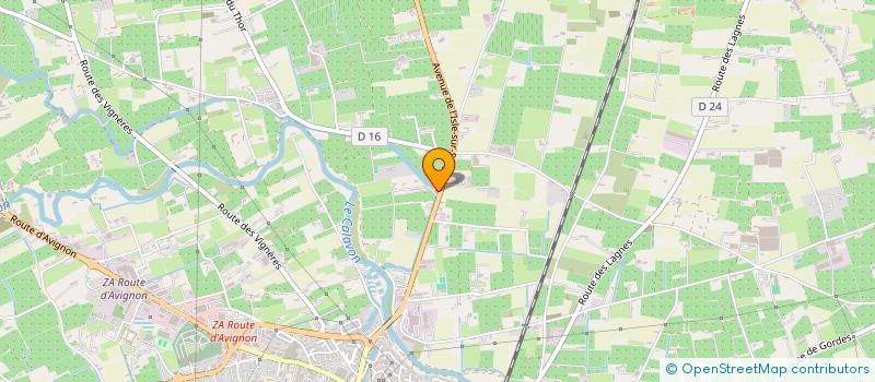 localisation de l'entreprise MADAME CHARLINE PEREIRA  CAVAILLON