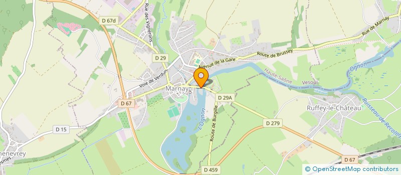 localisation de l'entreprise MADAME CHARLINE PERROD  MARNAY