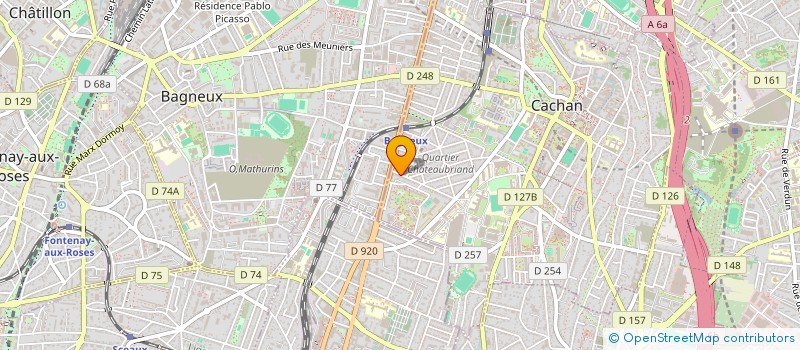 localisation de l'entreprise MADAME CHARLINE PERROT  L'HAY-LES-ROSES