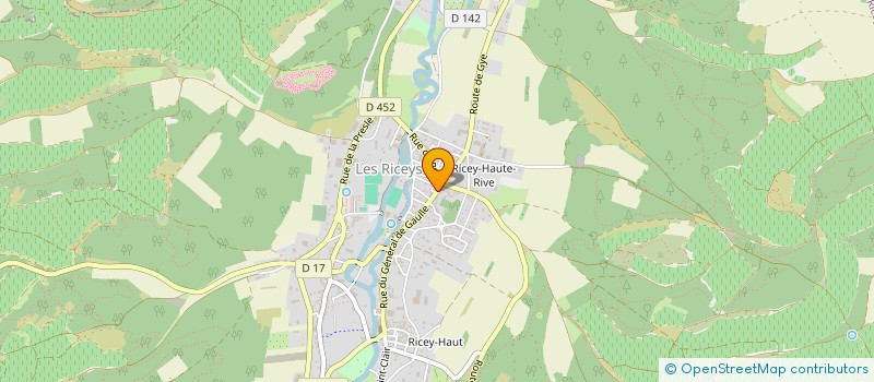 localisation de l'entreprise MADAME CHARLINE PION  LES RICEYS