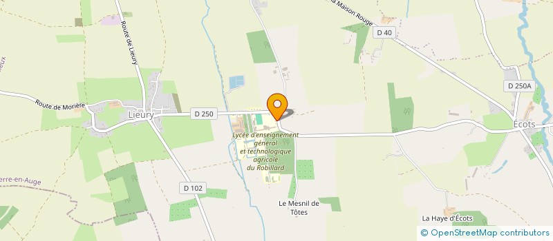 localisation de l'entreprise MADAME CHARLINE POUILLET  SAINT-PIERRE-EN-AUGE